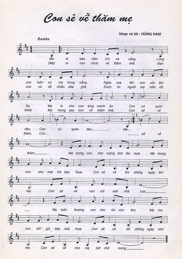 Hung Nam Sheetmusic