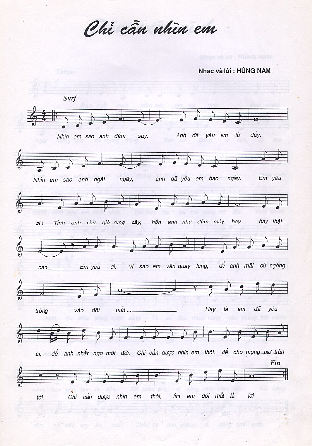 Hung Nam Sheetmusic