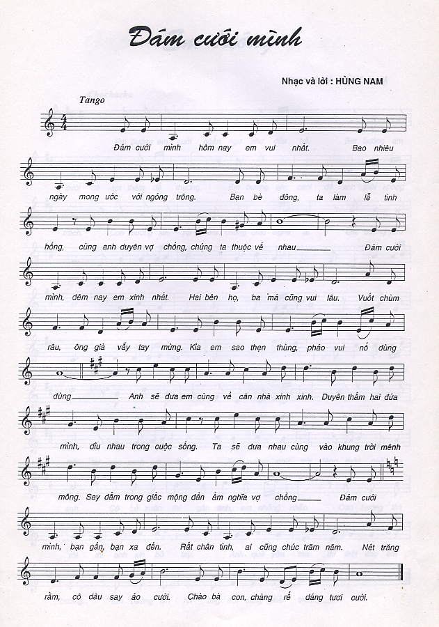 Hung Nam Sheetmusic