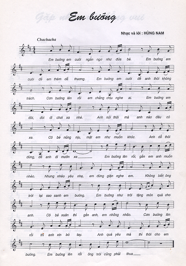 Hung Nam Sheetmusic