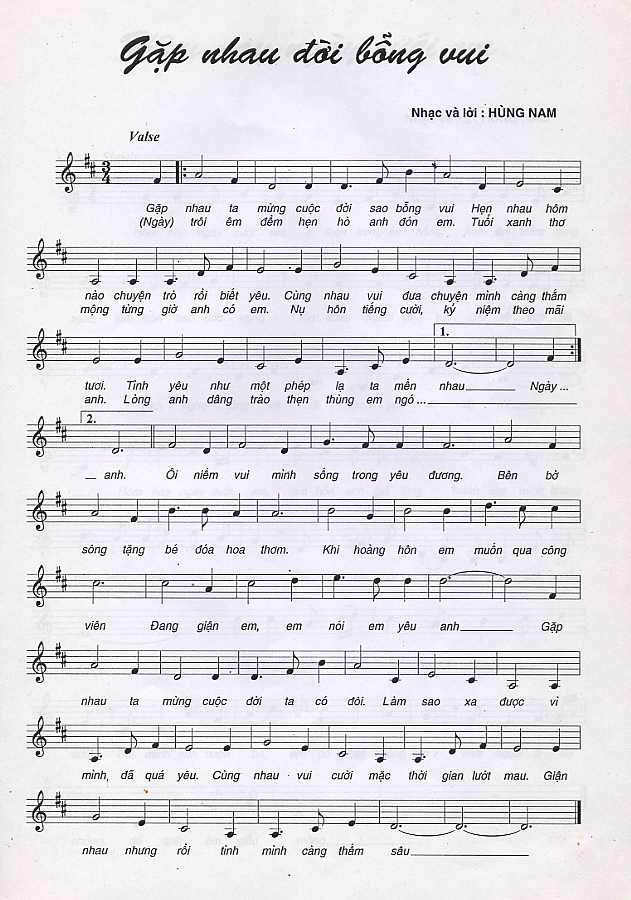 Hung Nam Sheetmusic