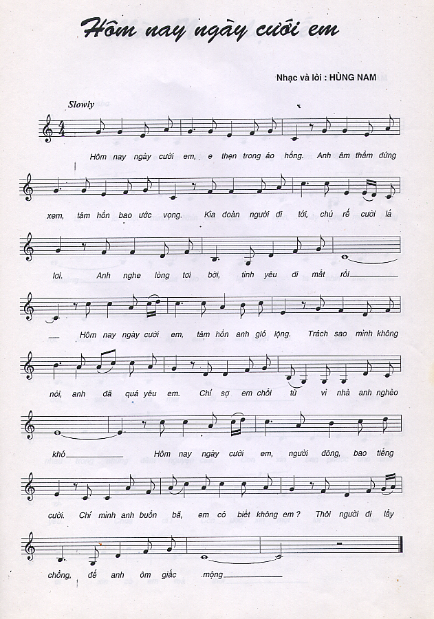 Hung Nam Sheetmusic