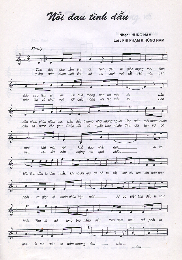 Hung Nam Sheetmusic