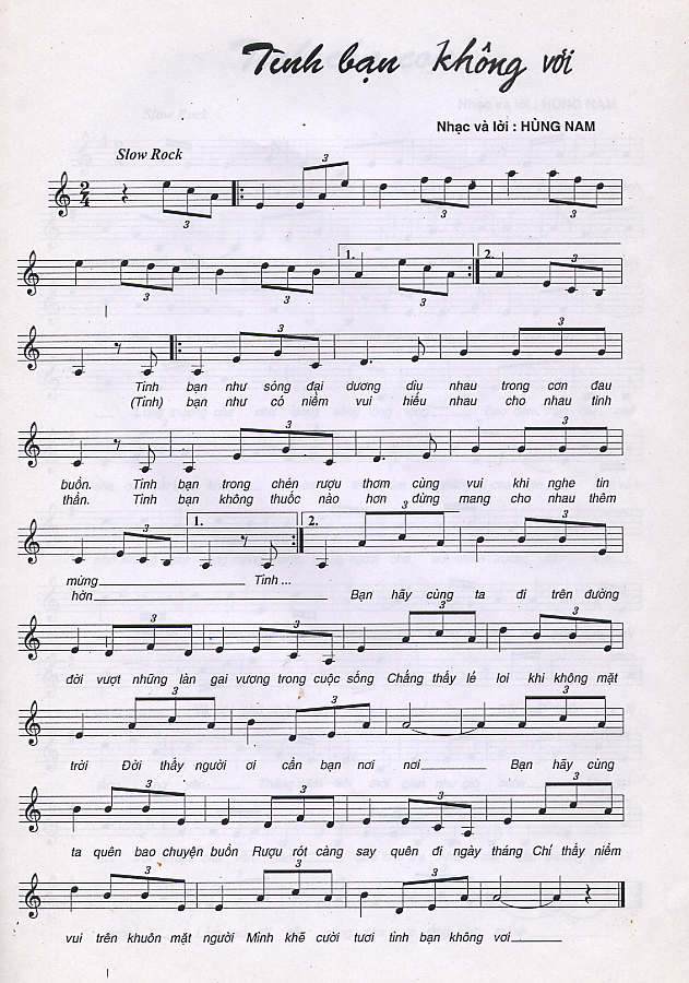 Hung Nam Sheetmusic